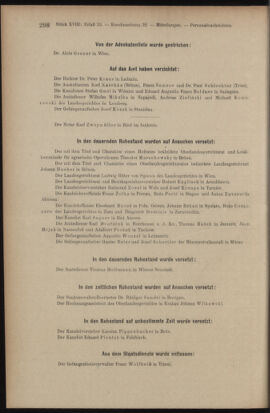 Verordnungsblatt des K.K. Justizministeriums 19131004 Seite: 16