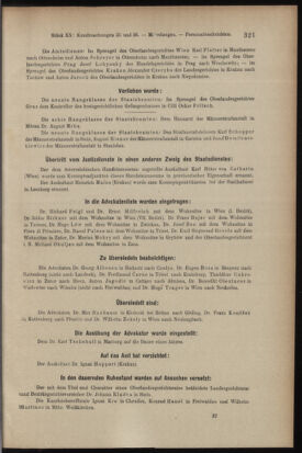 Verordnungsblatt des K.K. Justizministeriums 19131031 Seite: 9