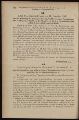 Verordnungsblatt des K.K. Justizministeriums 19131231 Seite: 2