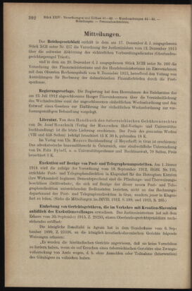 Verordnungsblatt des K.K. Justizministeriums 19131231 Seite: 22