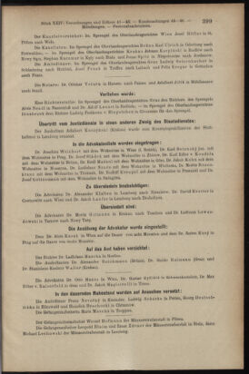 Verordnungsblatt des K.K. Justizministeriums 19131231 Seite: 29