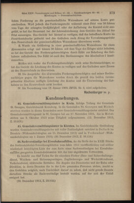 Verordnungsblatt des K.K. Justizministeriums 19131231 Seite: 3