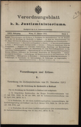 Verordnungsblatt des K.K. Justizministeriums