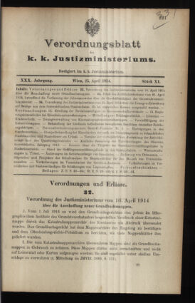 Verordnungsblatt des K.K. Justizministeriums