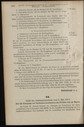 Verordnungsblatt des K.K. Justizministeriums 19140509 Seite: 2