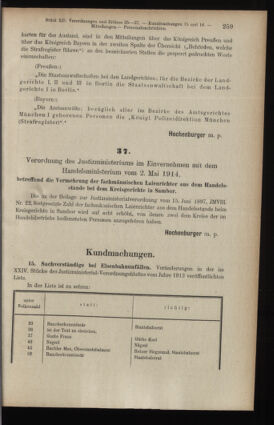 Verordnungsblatt des K.K. Justizministeriums 19140509 Seite: 3