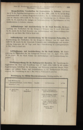 Verordnungsblatt des K.K. Justizministeriums 19140509 Seite: 9