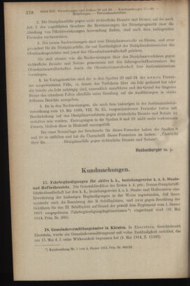 Verordnungsblatt des K.K. Justizministeriums 19140530 Seite: 4