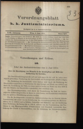 Verordnungsblatt des K.K. Justizministeriums