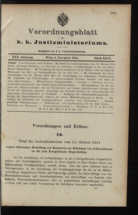 Verordnungsblatt des K.K. Justizministeriums