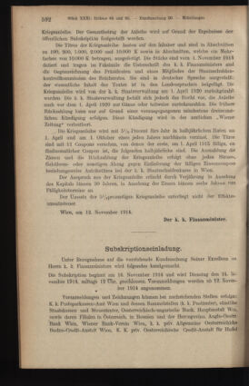 Verordnungsblatt des K.K. Justizministeriums 19141116 Seite: 4