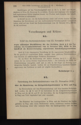 Verordnungsblatt des K.K. Justizministeriums 19141201 Seite: 2