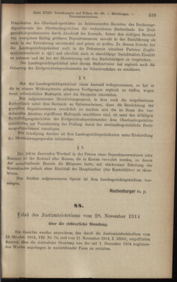 Verordnungsblatt des K.K. Justizministeriums 19141201 Seite: 3