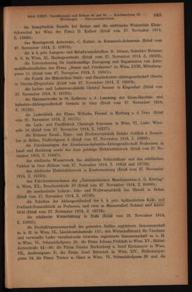 Verordnungsblatt des K.K. Justizministeriums 19141223 Seite: 23