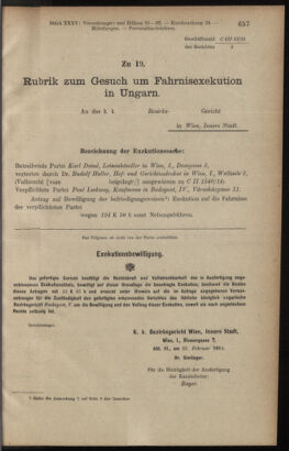 Verordnungsblatt des K.K. Justizministeriums 19141231 Seite: 11