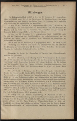 Verordnungsblatt des K.K. Justizministeriums 19141231 Seite: 27