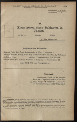 Verordnungsblatt des K.K. Justizministeriums 19141231 Seite: 3