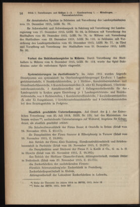 Verordnungsblatt des K.K. Justizministeriums 19160119 Seite: 16