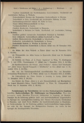 Verordnungsblatt des K.K. Justizministeriums 19160119 Seite: 17