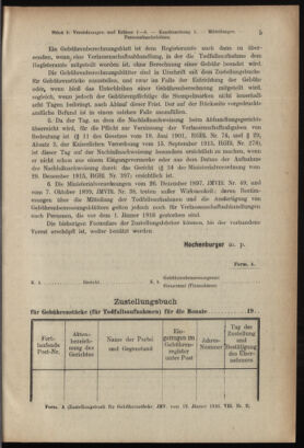 Verordnungsblatt des K.K. Justizministeriums 19160119 Seite: 5