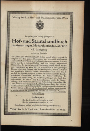 Verordnungsblatt des K.K. Justizministeriums 19160506 Seite: 15