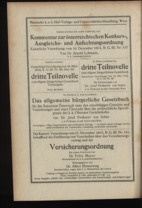 Verordnungsblatt des K.K. Justizministeriums 19160506 Seite: 16