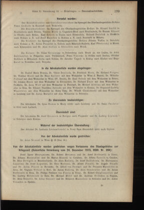 Verordnungsblatt des K.K. Justizministeriums 19160525 Seite: 17