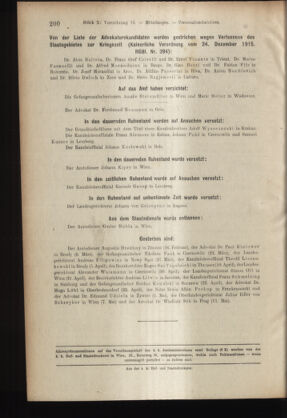 Verordnungsblatt des K.K. Justizministeriums 19160525 Seite: 18