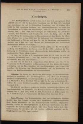 Verordnungsblatt des K.K. Justizministeriums 19160624 Seite: 21