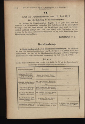 Verordnungsblatt des K.K. Justizministeriums 19160624 Seite: 4