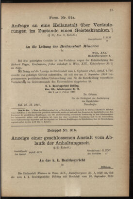 Verordnungsblatt des K.K. Justizministeriums 19160809 Seite: 31