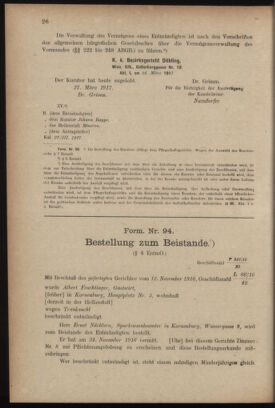 Verordnungsblatt des K.K. Justizministeriums 19160809 Seite: 42