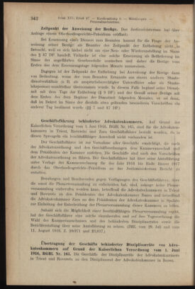 Verordnungsblatt des K.K. Justizministeriums 19160829 Seite: 8