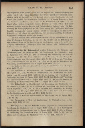 Verordnungsblatt des K.K. Justizministeriums 19160909 Seite: 7