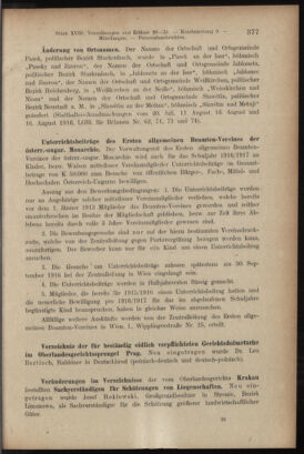 Verordnungsblatt des K.K. Justizministeriums 19160930 Seite: 17