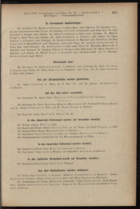 Verordnungsblatt des K.K. Justizministeriums 19160930 Seite: 21