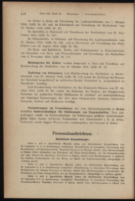 Verordnungsblatt des K.K. Justizministeriums 19161118 Seite: 10