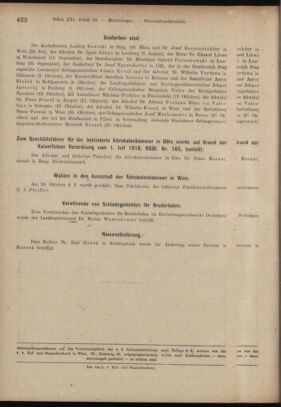 Verordnungsblatt des K.K. Justizministeriums 19161118 Seite: 14