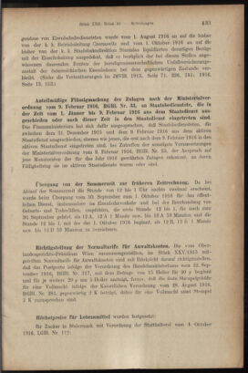 Verordnungsblatt des K.K. Justizministeriums 19161130 Seite: 11