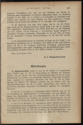 Verordnungsblatt des K.K. Justizministeriums 19161130 Seite: 9