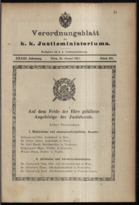 Verordnungsblatt des K.K. Justizministeriums