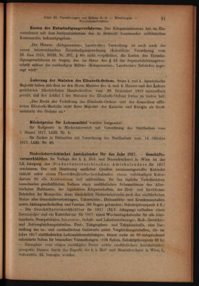 Verordnungsblatt des K.K. Justizministeriums 19170130 Seite: 21