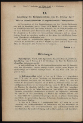 Verordnungsblatt des K.K. Justizministeriums 19170224 Seite: 2