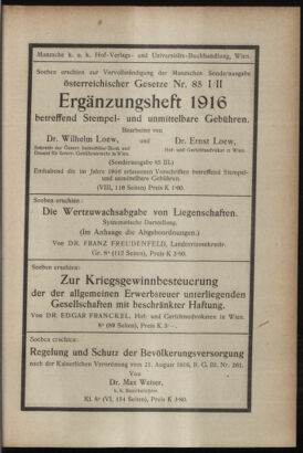 Verordnungsblatt des K.K. Justizministeriums 19170224 Seite: 21