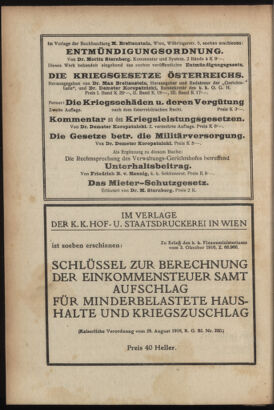 Verordnungsblatt des K.K. Justizministeriums 19170310 Seite: 16