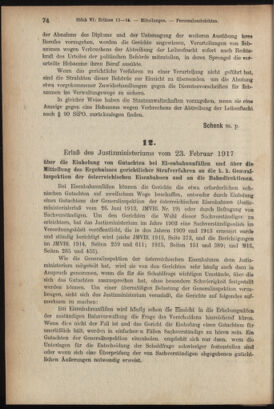 Verordnungsblatt des K.K. Justizministeriums 19170310 Seite: 2