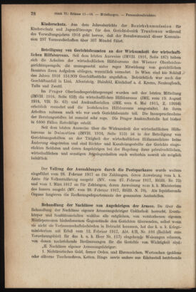 Verordnungsblatt des K.K. Justizministeriums 19170310 Seite: 6