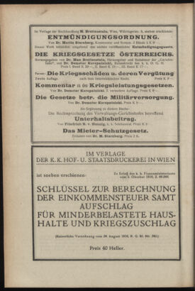 Verordnungsblatt des K.K. Justizministeriums 19170515 Seite: 16