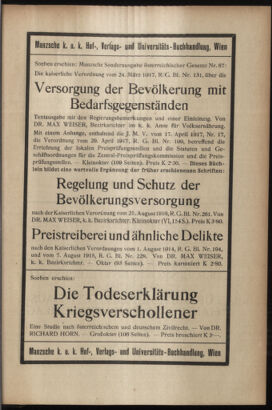 Verordnungsblatt des K.K. Justizministeriums 19170623 Seite: 31