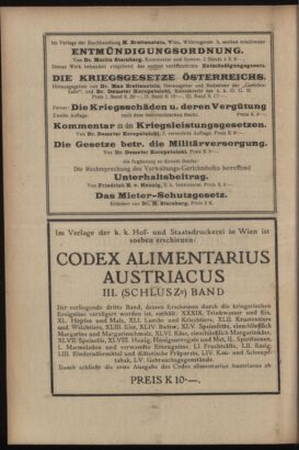 Verordnungsblatt des K.K. Justizministeriums 19170710 Seite: 16